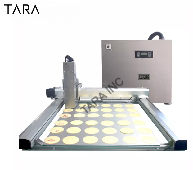 Single-pass Industrial Flatbed Food Printer